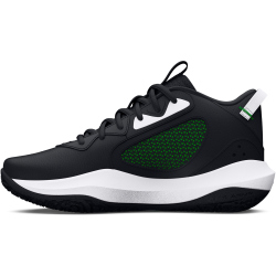 UNDER ARMOUR Lockdown 6 Basketballschuhe Kinder 006 - black/white/green screen 37.5