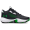 UNDER ARMOUR Lockdown 6 Basketballschuhe Kinder 006 - black/white/green screen 37.5