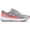 UNDER ARMOUR GGS Surge 3 Laufschuhe Mädchen 107 - halo gray/venom red/pink fizz 40
