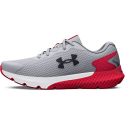 UNDER ARMOUR Charged Rogue 3 Laufschuhe Jungen 104 - mod gray/red/black 37.5