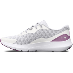 UNDER ARMOUR Surge 3 Laufschuhe Damen 114 - white/fresh orchid/mystic magenta 39