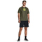 UNDER ARMOUR Tech Fill Print Trainingsshirt Herren 390 - marine od green/speed green S