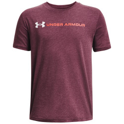 UNDER ARMOUR Logo Wordmark T-Shirt Jungen 600 - dark...
