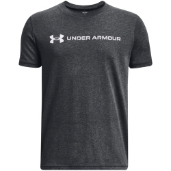 UNDER ARMOUR Logo Wordmark T-Shirt Jungen 001 - black...