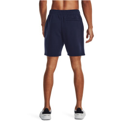 UNDER ARMOUR Essential Fleece Shorts Herren 410 - midnight navy/white S
