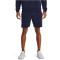 UNDER ARMOUR Essential Fleece Shorts Herren 410 - midnight navy/white S