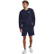 UNDER ARMOUR Essential Fleece Shorts Herren 410 - midnight navy/white M