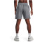UNDER ARMOUR Essential Fleece Shorts Herren 012 - pitch gray medium heather/white L