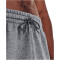 UNDER ARMOUR Essential Fleece Shorts Herren 012 - pitch gray medium heather/white L