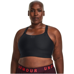 UNDER ARMOUR HeatGear High Sport-BH Damen 001 - black/jet...
