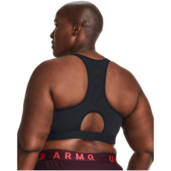 UNDER ARMOUR HeatGear High Sport-BH Damen 001 - black/jet...