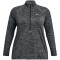 UNDER ARMOUR Tech 1/2-Zip Twist Trainingsshirt Damen 001 - black/black/metallic silver 2X