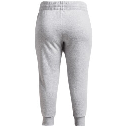 UNDER ARMOUR Rival Fleece Jogginghose Damen 012 - mod gray light heather/white 1X