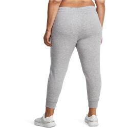 UNDER ARMOUR Rival Fleece Jogginghose Damen 012 - mod gray light heather/white 2X