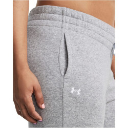 UNDER ARMOUR Rival Fleece Jogginghose Damen 012 - mod gray light heather/white 2X