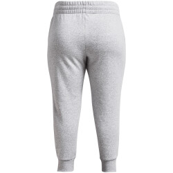 UNDER ARMOUR Rival Fleece Jogginghose Damen 012 - mod gray light heather/white 2X