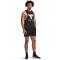 UNDER ARMOUR Project Rock 5" Woven Shorts Herren 001 - black/pitch gray M