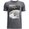 UNDER ARMOUR Basketball Outside T-Shirt Jungen 012 - pitch gray/neo turquoise/neo turquoise M (137-149 cm)