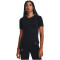 UNDER ARMOUR Rush Mesh Trainingsshirt Damen 001 - black/iridescent L