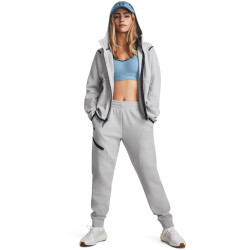 UNDER ARMOUR Unstoppable Fleece Trainingshose Damen 011 - mod gray/black XS