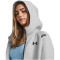 UNDER ARMOUR Unstoppable Fleece Kapuzenjacke Damen 011 - mod gray/black M