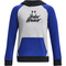 UNDER ARMOUR Rival Fleece Script Hoodie Jungen 400 - royal/black XS (122-127 cm)