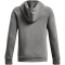 UNDER ARMOUR Rival Fleece Hoodie Jungen 025 - castlerock light heather/white M (137-149 cm)