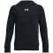 UNDER ARMOUR Rival Fleece Hoodie Jungen 001 - black/white XS (122-127 cm)