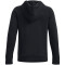 UNDER ARMOUR Rival Fleece Hoodie Jungen 001 - black/white XS (122-127 cm)