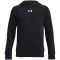 UNDER ARMOUR Rival Fleece Hoodie Jungen 001 - black/white M (137-149 cm)