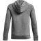UNDER ARMOUR Rival Fleece Big Logo Hoodie Jungen 025 - castlerock light heather/white M (137-149 cm)