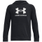 UNDER ARMOUR Rival Fleece Big Logo Hoodie Jungen 001 - black/white M (137-149 cm)