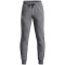 UNDER ARMOUR Rival Fleece Jogginghose Jungen 025 - castlerock light heather/white XS (122-127 cm)