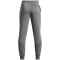 UNDER ARMOUR Rival Fleece Jogginghose Jungen 025 - castlerock light heather/white XS (122-127 cm)