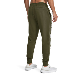 UNDER ARMOUR Rival Fleece Graphic Jogginghose Herren 390 - marine od green/white L