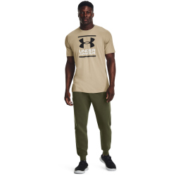 UNDER ARMOUR Rival Fleece Jogginghose Herren 390 - marine od green/white L