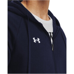UNDER ARMOUR Rival Fleece Kapuzenjacke Herren 410 - midnight navy/white XS