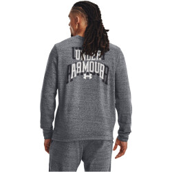 UNDER ARMOUR Rival Terry Graphic Crew Sweatshirt Herren 012 - pitch gray full heather/white XS