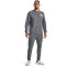 UNDER ARMOUR Rival Terry Graphic Crew Sweatshirt Herren 012 - pitch gray full heather/white XS