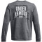 UNDER ARMOUR Rival Terry Graphic Crew Sweatshirt Herren 012 - pitch gray full heather/white XS