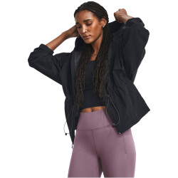 UNDER ARMOUR Rush Novelty Trainingsjacke Damen 001 - black/black/reflective XS