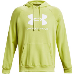 UNDER ARMOUR Rival Fleece Logo Hoodie Herren 743 - lime...