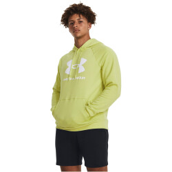 UNDER ARMOUR Rival Fleece Logo Hoodie Herren 743 - lime...