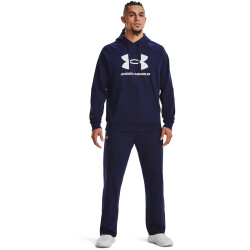 UNDER ARMOUR Rival Fleece Logo Hoodie Herren 410 - midnight navy/white XS