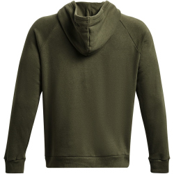 UNDER ARMOUR Rival Fleece Logo Hoodie Herren 390 - marine od green/white 3XL