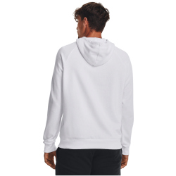 UNDER ARMOUR Rival Fleece Logo Hoodie Herren 100 - white/black XL