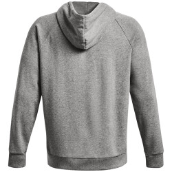 UNDER ARMOUR Rival Fleece Logo Hoodie Herren 025 - castlerock light heather/white XL