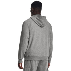 UNDER ARMOUR Rival Fleece Logo Hoodie Herren 025 - castlerock light heather/white XXL