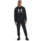 UNDER ARMOUR Rival Fleece Logo Hoodie Herren 001 - black/white XXL