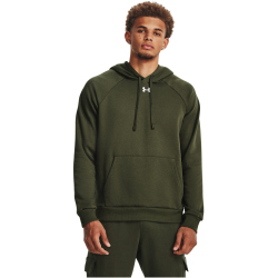UNDER ARMOUR Rival Fleece Hoodie Herren 390 - marine od green/white L